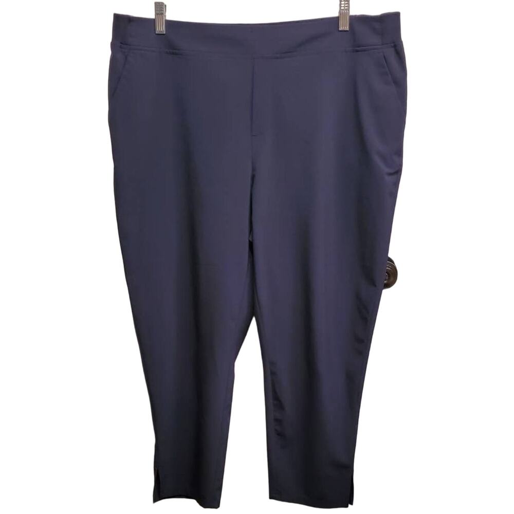 A New Day Women's Plus Size Tapered Trouser Navy Blue Pants Size XXL